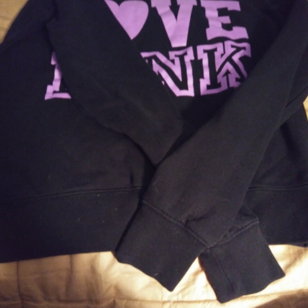Long sleeve love pink hoodie